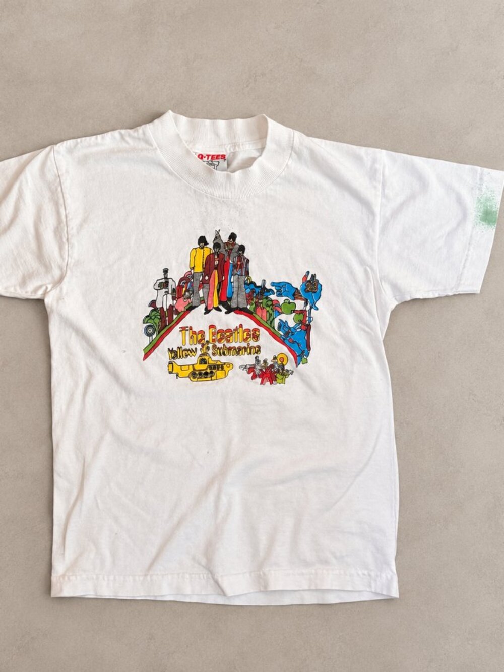 Vintage Beatles Yellow Submarine T Shirt Kids Youth M Q-TEES California 80s 90s
